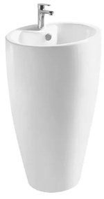 Mexen Orkla, voľne stojace umývadlo 50x38x81,5 cm, biela lesklá, 26065000