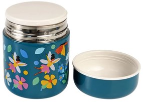 Modrá termoska na jedlo/detská 280 ml Fairies in the Garden – Rex London