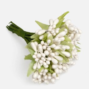 Schetelig Piestiky do kvetov x72, 10 cm, Biela