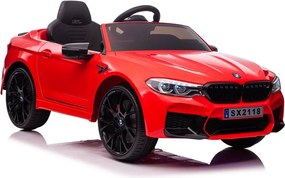 LEAN CARS BMW M5 DRIFT Červené auto na batérie