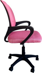 Ružová kancelárska stolička JETTA