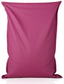 Vankúš na sedenie fuchsia ekokoža