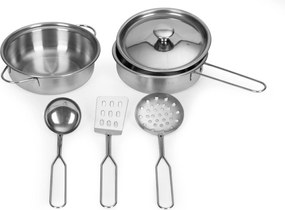 Drevená detská kuchynka ECOTOYS s LED, zvukmi a práčkou