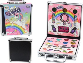 LEAN Toys Beauty Set in a Suitcase Shadows Glitters Lacquers Black
