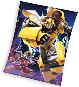 Detská deka Transformers Bumblebee a Windblade 150x200 cm