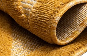 My Flair, Kusový koberec Mara III gelb – na von aj na doma, 100x160, žltá, chodba / predsieň