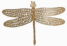 Kovová nástenná dekorácia 36x24 cm Dragonfly – Light &amp; Living