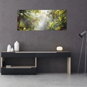 Obraz - Tropický dažďový prales (120x50 cm)