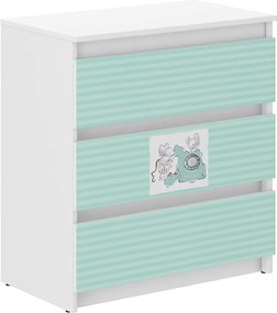 Wooden Toys Detská komoda R-3 PRIATELIA