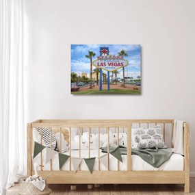 Sklenený obraz - Las Vegas (70x50 cm)