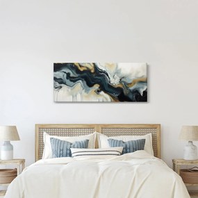 Obraz - Mramorovaná kresba (120x50 cm)