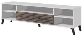 MARGOT 7 RTV stolík, biely, 50x180 cm