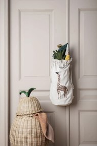 Ferm Living Prútený kôš s vekom Pear