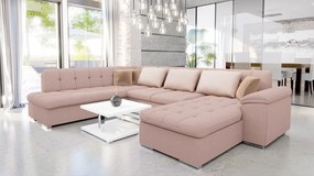 Rohová sedacia súprava Tony Bis Premium, Dostupné poťahy: Terra 06 + Terra 06 + Terra 10 ECO, Strana: Pravá - U