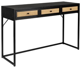 Čierny konzolový stolík 40x120 cm Guuji – White Label