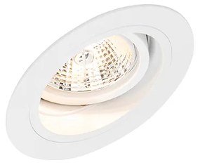 Sada 6 ks Zapustené bodové biele nastaviteľné okrúhle - skľučovadlo 70