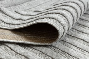 Koberec SANTO SIZAL 0999 Geometrický, sivý