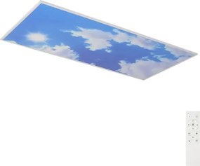BRILAGI - LED stmievateľné stropné svietidlo SLIMFRAME SKY LED/80W/230V 120x60 cm + diaľkové ovládanie