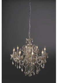 Paul Neuhaus 3081-97 - Krištáľový luster na reťazi GRACIA 8xE14/40W/230V zlatá