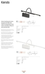 Redo 01-3464 - LED Obrazové svietidlo KENDO LED/6W/230V 34,4 cm CRI 92 biela