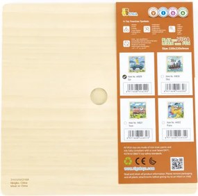 Puzzle na podstavci Viga 44629 9 dielikov - auto