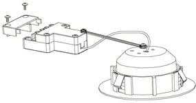 Eglo 95858- SADA 3x LED Stmievateľné podhľadové svietidlo PINEDA 1xLED/5,5W/230V