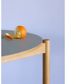 Okrúhly jedálenský stôl z dubového dreva ø 115 cm Oblique – Hübsch