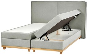 Manželská posteľ 180 cm Despina (sivá) (s roštom a matracom) (s úl. priestorom). Vlastná spoľahlivá doprava až k Vám domov. 1078673