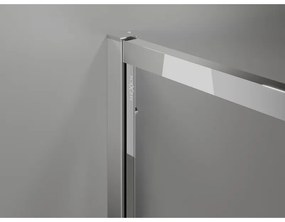 Mexen Exo, sprchovací kút s posuvnými dverami 110 x 80 cm, 6mm číre sklo, chrómový profil, 8151-110-080-01-00