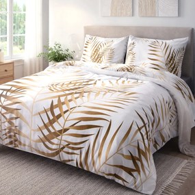 SATÉNOVÉ OBLIEČKY PANEL 200X220 CM, 2KS 70X80 CM LISTY