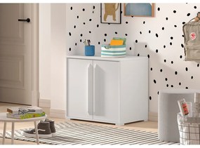Biela detská komoda 68x62x43 cm Sam – Vipack