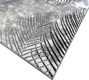 Koberec Esprit 3610 GREY – sivý obdĺžnikový koberec s vzorom Rozmer: 140x190 cm