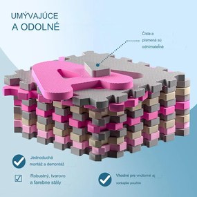 InternetovaZahrada Detská hracia podložka - ružová