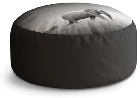 Sablio Taburet Slon a zebra: 40x50 cm
