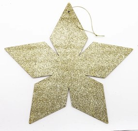 DECOLED Zlatá hvězda, 2D, 30 cm
