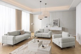 POHOVKA FLEUR 2 MIESTNÁ SVETLO SIVÁ 154 cm