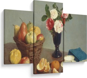 Obraz - Henri Fantin-Latour, Still  Life, reprodukcia (90x60 cm)