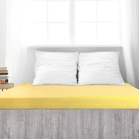 4Home froté prestieradlo Ideál žltá, 90 x 200 cm