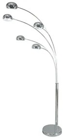 Retro stojaca lampa Palp chróm