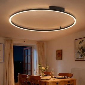 Brilagi - LED stmievateľné svietidlo PORTOFINO LED/85W/230V pr. 120 cm čierna + DO