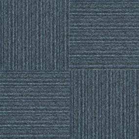 Balta koberce Kobercový štvorec Sonar Lines 4583 modrozelený - 50x50 cm
