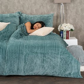4Home Obliečky mikroflanel Knit, 140 x 200 cm, 70 x 90 cm