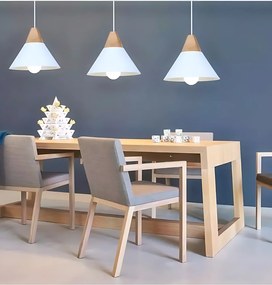 Toolight Toolight, stropné svietidlo 1xE27, SCANDI C, čierna matná-hnedá, OSW-00104