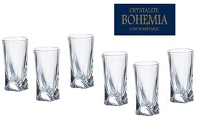 BOHEMIA QUADRO POHÁR NA LIKÉR 50ML SADA 6 KS