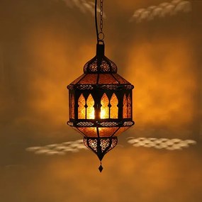 Orientálna lampa Biban Trombia žltá