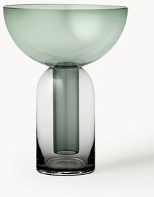 Ručne fúkaná sklenená váza Torus, V 20 cm