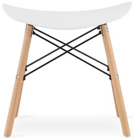 Taburetka KORFU - biela (1ks)