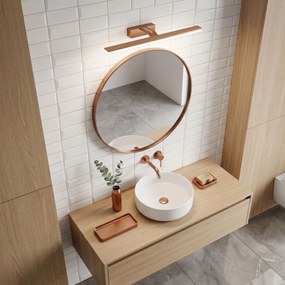 Toolight Toolight, LED nástenné svietidlo, 43cm, 8W, 4000K, 1000lm, SWE013-1W, medená matná, OSW-20112