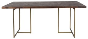 Jedálenský stôl s oceľovou konštrukciou Dutchbone Class, 220 x 90 cm