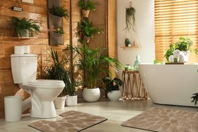 Sada kúpeľňových koberčekov SUPREME STONES kamienky, béžová